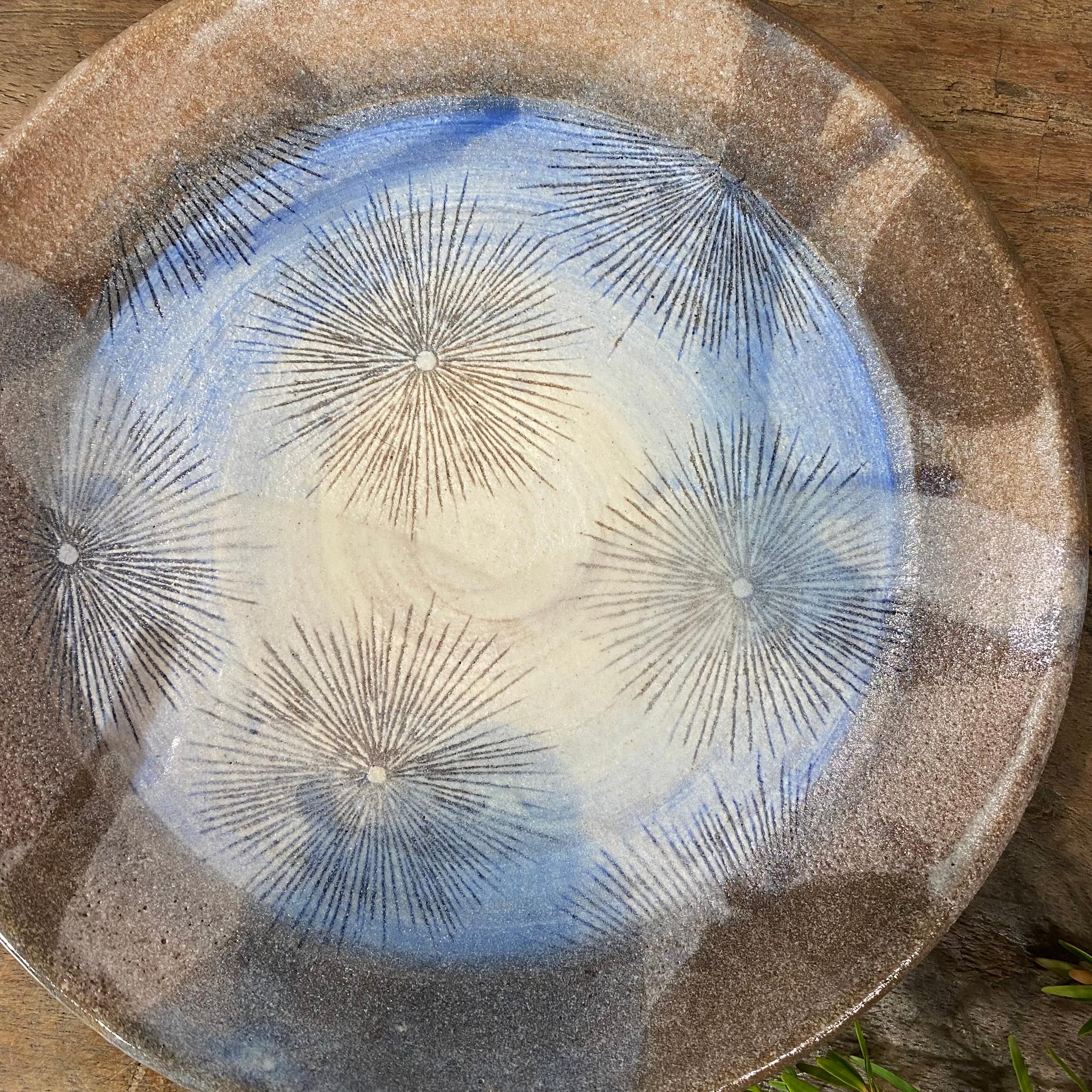 またたく星のリム皿　20cm | 8枚目