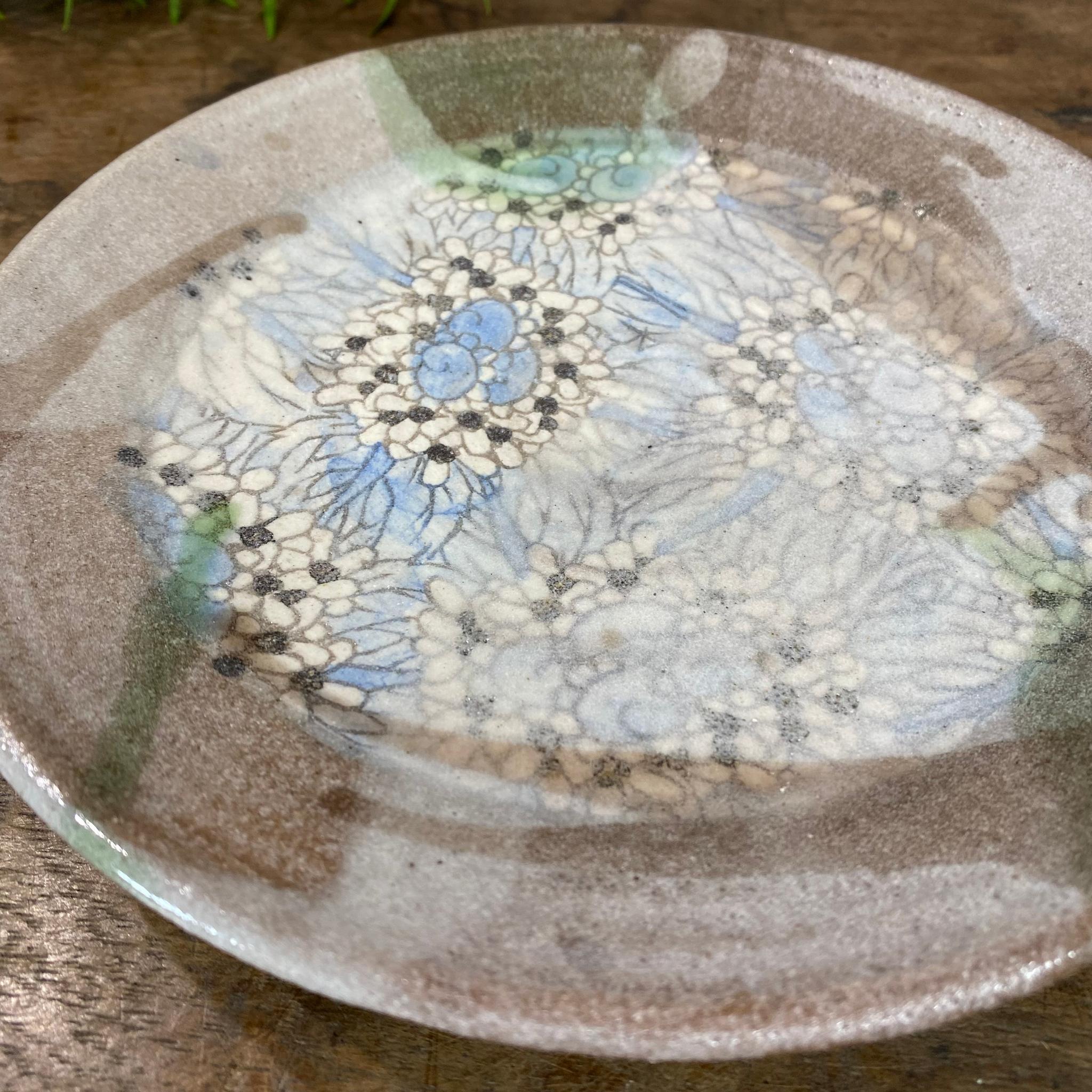 紫陽花のリム皿　20cm | 2枚目