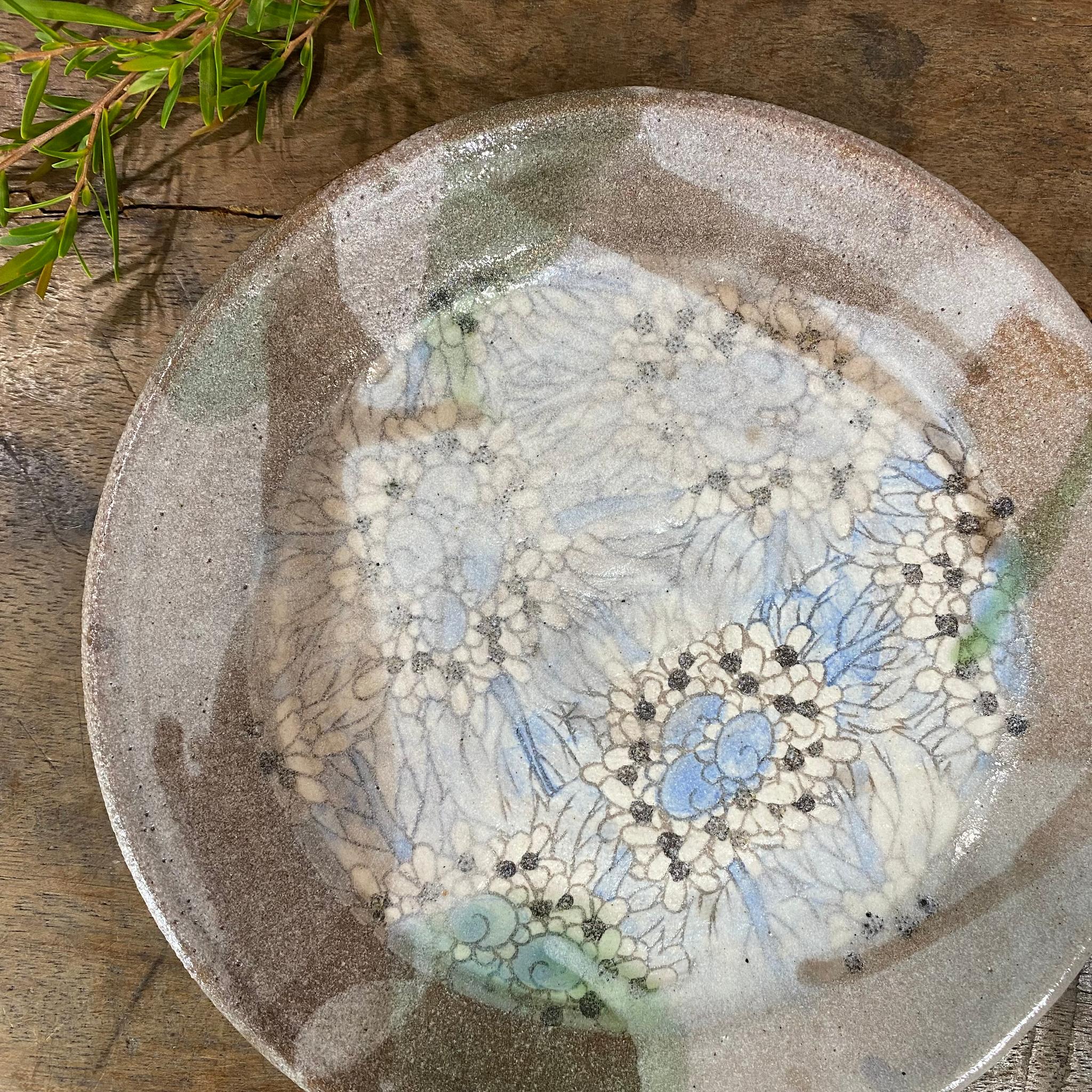 紫陽花のリム皿　20cm | 4枚目